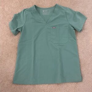 Figs Green Scrub Top (Size: M)